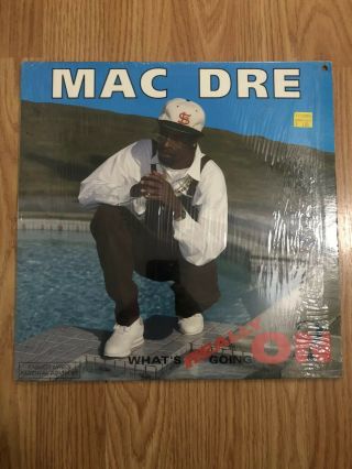 Rare Bay Area Rap Vinyl Mac Dre Whats Really Going On? G - Funk G - Rap Oop