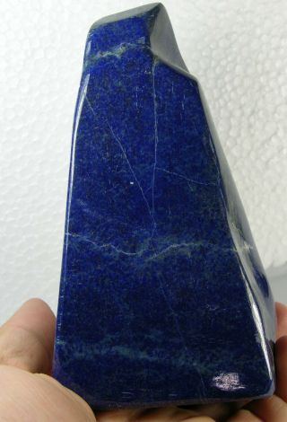 703g Afghanistan 100 Natural Tumbled Rough Lapis Lazuli Specimen 1 Lb 8oz 128mm