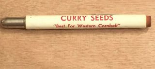 Vintage Agriculture Advertising Curry Seeds Bullet Pencil 3