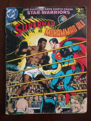 Superman Vs Muhammad Ali Treasury Classic Neal Adams Art Dc 1978 1st Print C 56