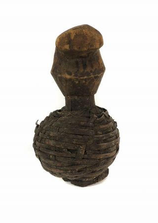 Teke Reliquary Figure with Basketry Congo Gabon African Art WAS $95.  00 3