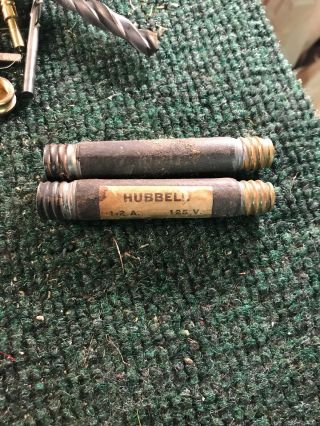 Antique Hubbell Early Electric Candlabra Light Bulb Adapter