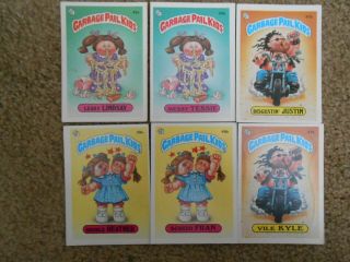 Vintage 1980s Collectable Garbage Pail Kids Cards 600,