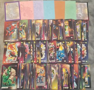 1992 Marvel Universe Series 3 Card Set w/ Collector Tin Complete Set Holograms 2