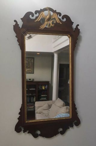 Rare Antique Margolis 19th Century Style Phoenix Mirror Rare Chippendale
