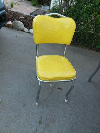 Vintage 50s formica dinnette set / table and chairs 3