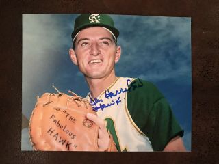 Ken Hawk Harrelson Signed 8 X 10 Picture Autographed Baseball Chicago White Sox