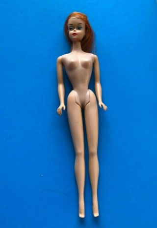 1966 Midnight/ruby Red Color Magic Vintage Barbie Doll Tlc,  For Reroot?