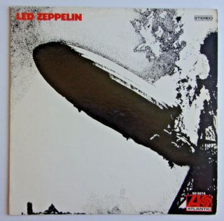 Led Zeppelin - Self Titled - Vinyl Lp 1969 Atlantic Sd 8216 - 1841 Broadway