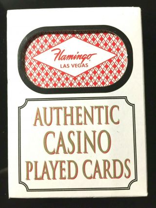 Authentic Las Vegas Nevada The Flamingo Hotel Casino Playing Cards Deck Poker