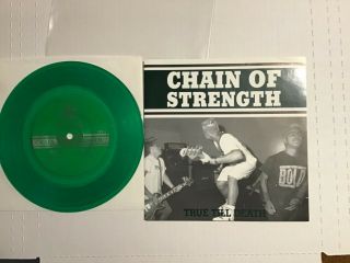 Chain Of Strength True Till Death 1st Sehc Green Punk Yot Revelation