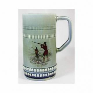 Vintage Wade Irish Porcelain Ireland Fox Hunting Hounds Beer Mug Cup