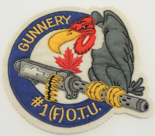 Cold War Korea Rcaf Royal Canadian Air Force Gunnery Vulture Badge Patch 1 (f) Ot