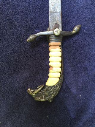 Antique Mexican Military Short Sword 23 Inchs
