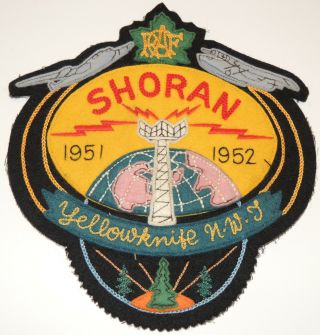 Ww2 Cold War Korea Rcaf Royal Canadian Air Force Shoran 1951 Cloth Patch Badge