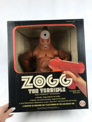 Zogg The Terrible Vintage Electronic Toy Electomans Adversary By Ideal 1977