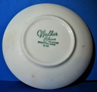 Vintage ACACIA Country Club Dinnerware Restaurantware Small Plate Walker China 3