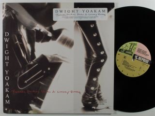 Dwight Yoakam Buenas Noches From A Lonely Room Reprise Lp Vg,  Promo ^