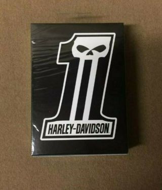 Harley - Davidson 1 Skull Playing Cards