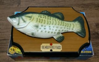 Vtg Big Mouth Billy Bass Singing Talking Fish 1999