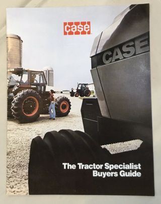 Vintage Ji Case Tractor Specialist 1983 Buyers Guide 2294 2594 Backhoe Compact