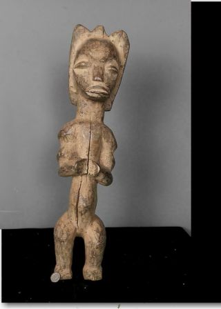 Old Tribal Fang Reliquary Figure - - Gabon