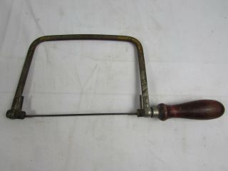 Vintage 6 " Millers Falls No 43 Coping Saw With Sharp Blade