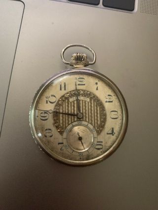 Railroad Illinois Springfield Watch Co.  17 Jewels Gold Filled Pocket Watch 1926