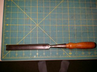 Vintage Union Hardware 7/8 " Wide Curved Gouge Chisel Woodworking Tool