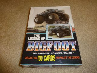 Monster Truck - The Legend Of Bigfoot Trading Card Box By Leesley