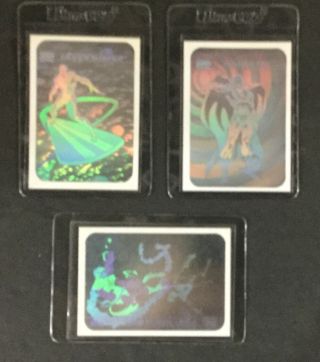 1990 Marvel Universe Complete Card Set (162) Nm/mt And 3 Hologram Cards