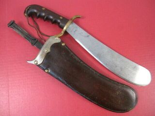 Pre - Wwi Us Army M1904 Hospital Corps Knife Sa 1912 W/leather Scabbard Ria 1910