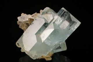 Classic Aquamarine Crystal Cluster Shengus,  Pakistan