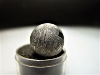 Unique Specimen Gorgeous Etched Gibeon Iron Meteorite Sphere 21.  6 Gms