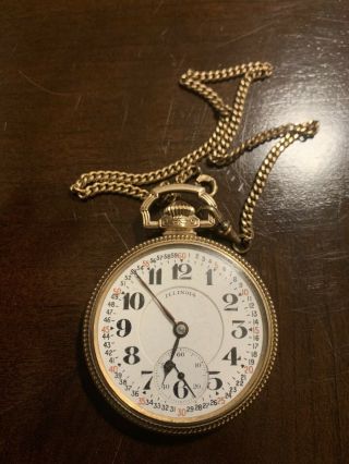 Illinois Pocket Watch.  A.  Lincoln.  21j.