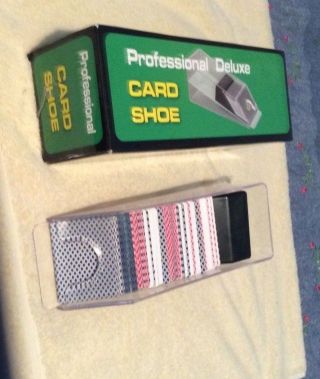 Professional Deluxe Card Shoe Holds 6 Decks (6 Decks Of Cards)