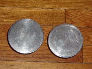 2 - Wilton Armetale Pewter Candle Holders 4 1/4 Inches High 3