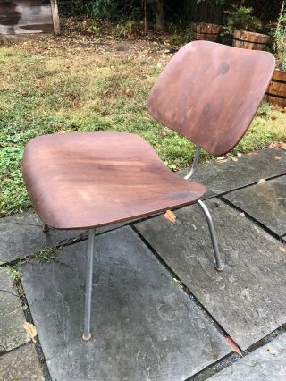 Authentic Vintage Early Eames Herman Miller Lcm Chair For Restoration Rare Mcm