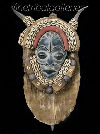 Fine Tribal Galleries - Dan Chief Conductor Dance Mask - Côte D’ivoire Relisted