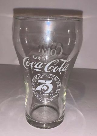 Coca Cola First Bottlers Contract 75th Anniversary.  1900 - 1975 Nashville Glass