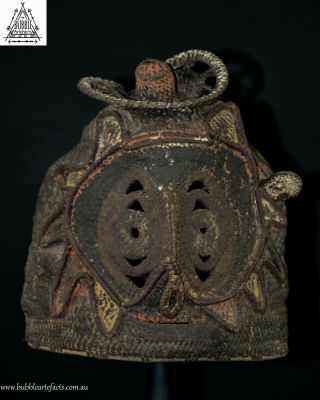 Powerful Rare Fine Baba Helmet Mask,  Abelam,  Png,  Papua Guinea,  Oceanic