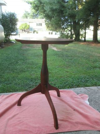 Vintage Hagerty Cohasset Colonial Maple Candle Stand / Side Table 2