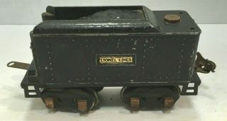 Vintage Lionel Trains Pre - War O Gauge 262t Black 8 Wheel Tender