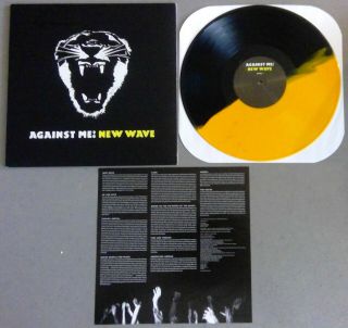 Against Me - Wave Vinyl Lp /800 Yellow