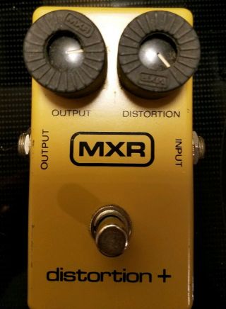 Vintage 1978 Mxr Distortion,  Plus Guitar Pedal.  Great