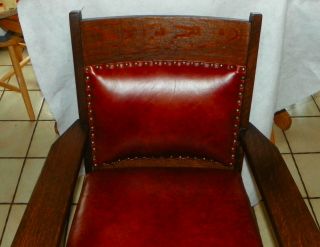 Quartersawn Oak Mission Rocker / Rocking Chair (R240) 2