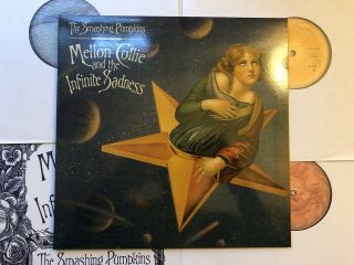 Smashing Pumpkins Vinyl Record 3xlp Melon Collie & Infinite Sadness Hut Virgin