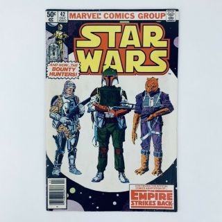 Star Wars 42 - 1st Appearance Of Boba Fett - Marvel Comics 1980 - Fn