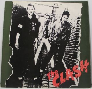 The Clash Self - Titled First Album Uk 1st Press Lp 33rpm 12 " Vinyl Vg,