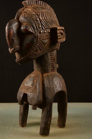 9603 African Old Baga Statue,  Guinea Wood Carved